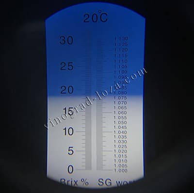 Цукристість соку винограду Розмус