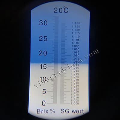 Цукристість соку винограду Юліан