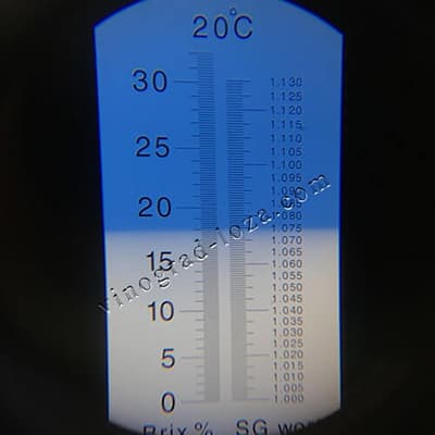 Цукристість соку винограду Вальок