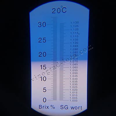 Цукристість соку винограду Чорний Кристал